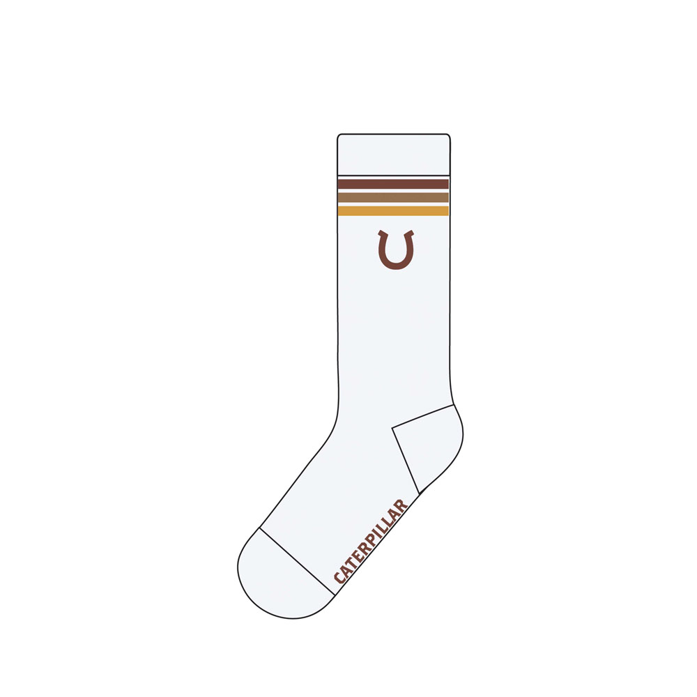 HORSESHOE STRIPES-WHITE